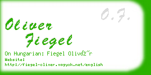 oliver fiegel business card